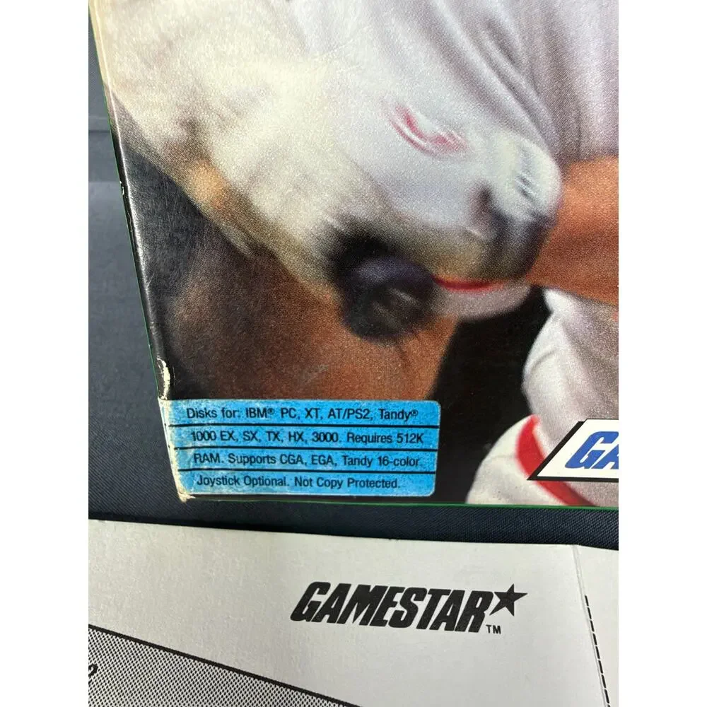 Pete Rose Pennant Fever by Gamestar Vintage Big Box PC IBM 1988 Original Box
